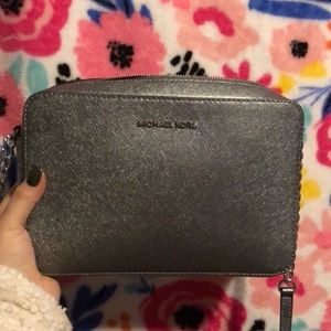 Silver Michael Kors crossbody